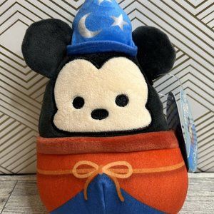 SQUISHMALLOWS Mickey Mouse THE SORCERER'S APPRENTICE Plush Stuffed Animal 5" NWT